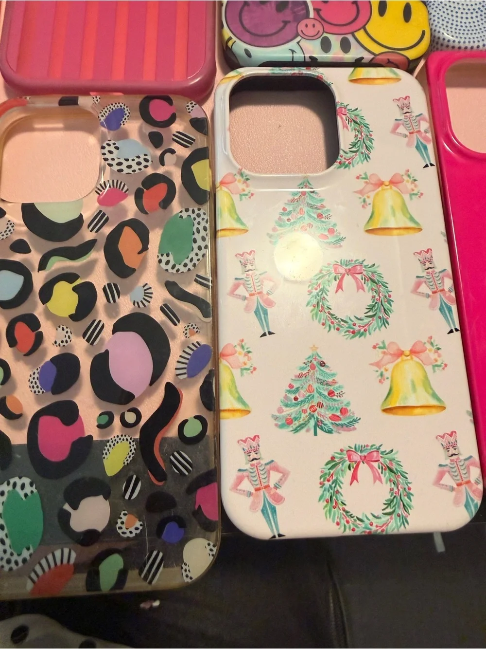 Slim Shock-Absorbent Phone Case - White & Neon Green
